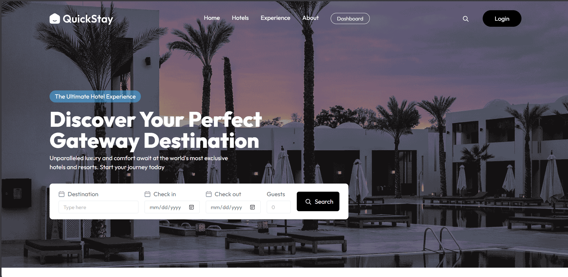 QuickStay Booking App